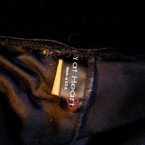 Y at heart velvet straight leg pants size large - Picture 3 of 4